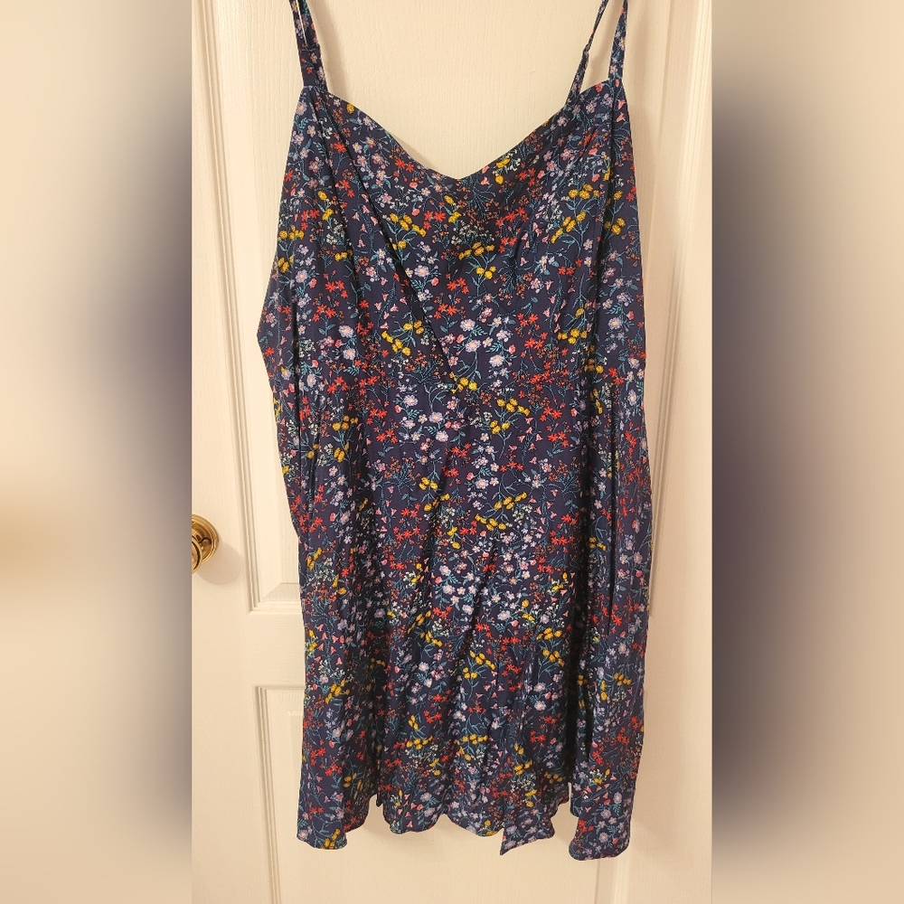 Blue Flower Camisole Dress